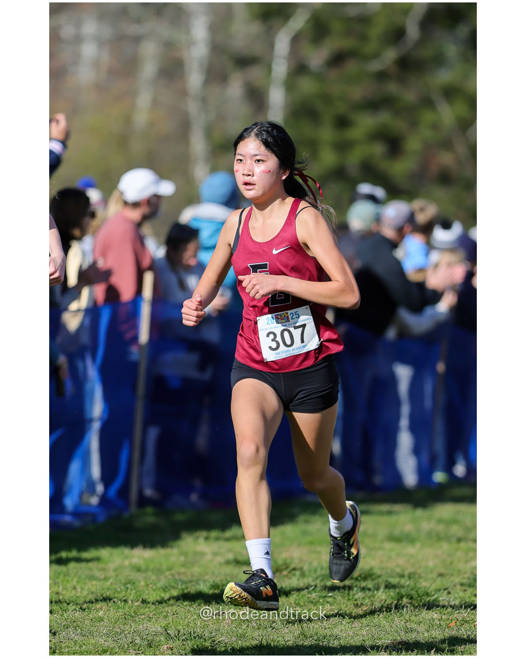 Lindsey Han, East Greenwich High School, P166, 22:17.41 - New England Cross Country State Championship - Thetford Vt - November 8, 2025 File: ./dir-1-Girls-Championship/251108-2025-New England-Cross-Country-Championships-Thetford-VT-337-296A5886.jpg Lindsey Han, East Greenwich High School, P166, 22:17.41 - New England Cross Country State Championship - Thetford Vt - November 8, 2025 – 2…
